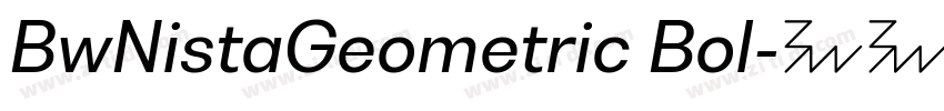 BwNistaGeometric Bol字体转换